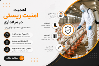 اهمیت امنیت زیستی در مرغداریها؛ اصول و راهکارهای پیشگیری از بیماری